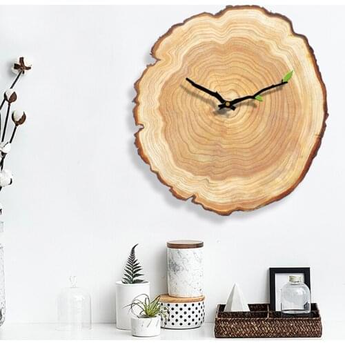 Bedroom Clock Wall Modern Retro Living Room Wooden Vintage Wall Clock Big Large Kitchen Decor Design Wandklok Gift Ideas 50KO547