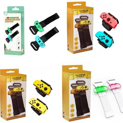 1 Pair Just Dance Band Adjustable Joy-Con Controller Elastic Dance Wrist Band Fit Strap Wristband For Nintendo Nintend Switch