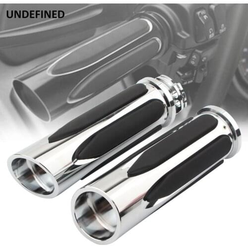 25mm Handle Grips Soft Touch Cable Throttle Handlebar Grip 1'' For Harley Sportster Touring Road King Dyna Fat Boy Softail Silm