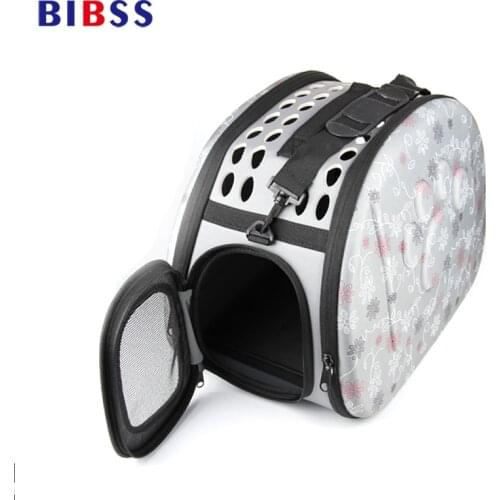 L Size Outdoor Travel Transport Animal Dog Bag Cage EVA Portable Foldable Small Pet Dog Carriers For Cat Puppy Chihuahua Breed