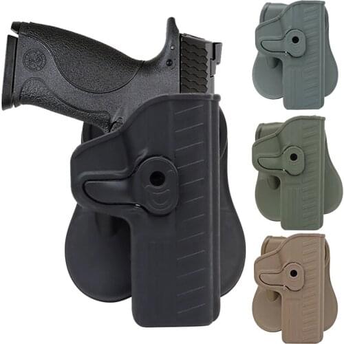 Tactical S&W M&P 9mm M2.0 Pistol Serpa Holster Girsan MC28 SA Belt Waist Holster Airsoft Gun Case Paddle Holster Accessory
