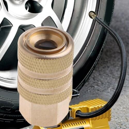 Solid Brass Hardware 1/4" NPT Coupler Female Copper Thickened Inflatable Joint Quick Connect Vehicle Car Accessories