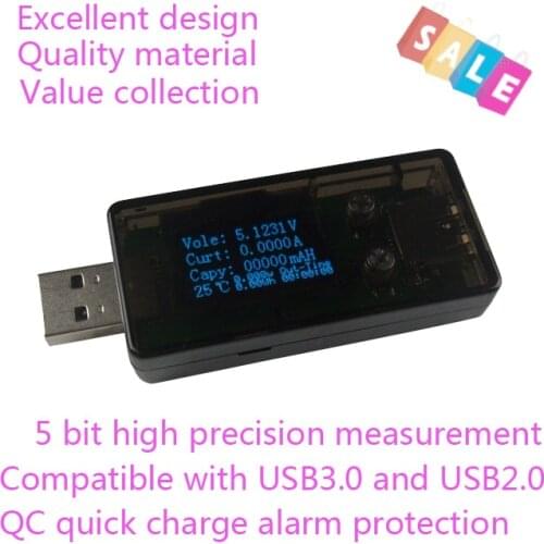 USB 3.0 OLED detector USB Charger Doctor voltmeter ammeter power capacity voltage current battery tester meter QC 2.0 3.0