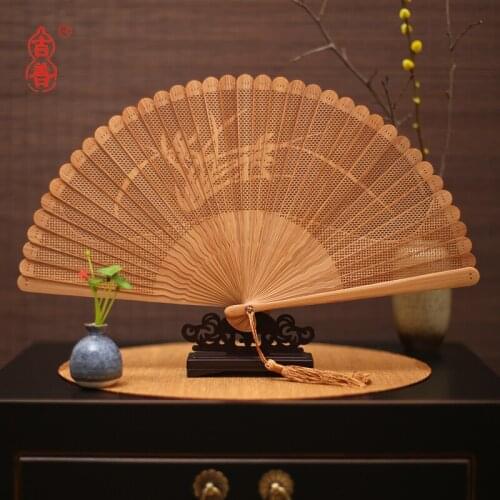 Chinese Style Fanchanging Cloth Fan High Quality Bronzing Folding Fan Dance Photography Wedding Fan 2021 Best Selling Product