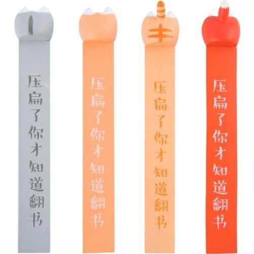 Cartoon Dog Cat Hamster Fox Ass Bookmarks Novelty Book Reading Item Creative Gift for Kids Children Stationery Lovely Bookmark
