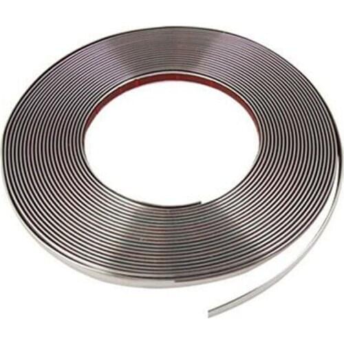 10mm DIY Decal Chrome Decor Sticker Auto Self Adhesive Styling Moulding Trim Car Body Window Exterior Decoration Strip