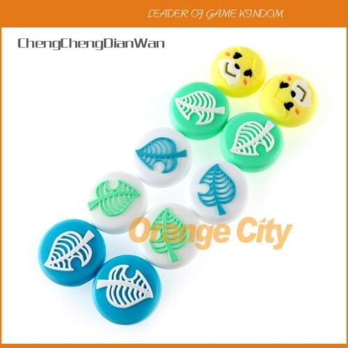 2pcs Silicone Analog Gamepad Joystick Thumb Stick Grips Caps For NintendoSwitch NS Switch / Switch Lite Joy-cons Accessories