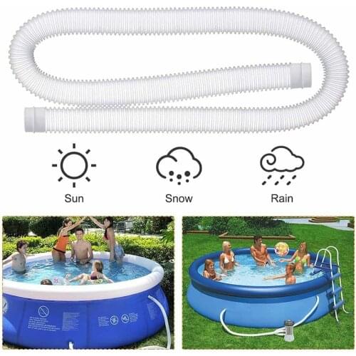 2 Pack 1.25" Inch Diameter Accessory Swimming Pool Pump Replacement Hose 59" Long Filter Pump Hose For Pool Pump Filter