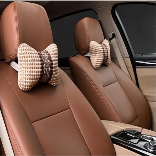 Car Neck Pillows Neck Headrest Breathable Vehicular Pillows Seat Neck Pillows Car-styling Interior Accessories