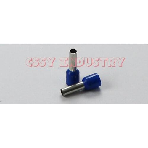 Freeshipping 100pcs/lot E6010 Bootlace cooper Ferrules kit Wire Crimp Connector Insulated Cord Pin End Terminal 8 color