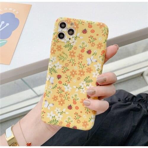 Floral print phone case TPU Water Transfer Printing For IPHONE case