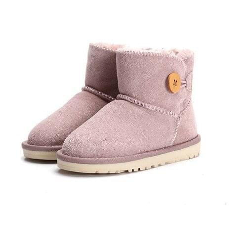 Kids Shoes kids winter boots for girls snow boots laarzen meisjes kinder laarze chaussures fille hiver leather boys winter boots