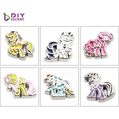 Diylocket 10PCS Floating charms Zinc Alloy Fit Floating lockets & Floating locket bracelet LSFC271-551