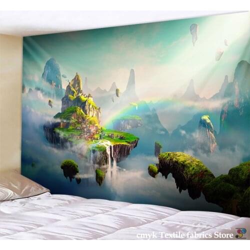 Beautiful Natural Forest Printed Large Wall Tapestry Cheap Hippie Wall Hanging Bohemian Wall Tapestries Mandala Wall Art Decor