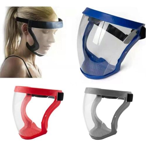 Full Face Shield Reusable Face Mask Kitchen Transparent Shield Oil-splash Proof Eye Facial Anti-fog Head Cover Safety Glasses
