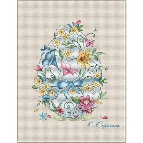 Easter flowers and eggs 22-27 cross stitch kit aida fabric 18ct 14ct canvas cotton thread embroidery kits DIY craft set