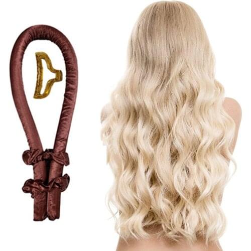 Heatless Curling Rod Headband No Heat Curls Silk Ribbon Hair Rollers DIY Hair Styling Tools For Long Medium Hair Headband