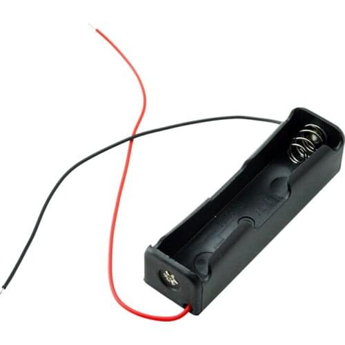 100pcs Plastic Battery Holder Storage Box Case for 1x18650 Battery Holder case