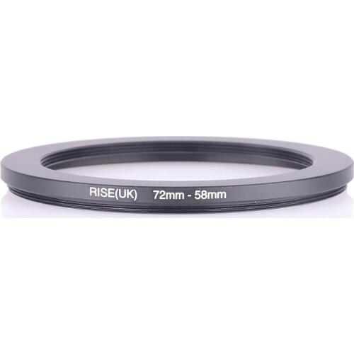 RISE(UK) 72mm-58mm 72-58 mm 72 to 58 Step down Filter Ring Adapter