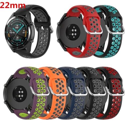 18mm 20mm 22mm Silicone band for Huawei/Withings/Samsung Galaxy/gear s3/ Amazfit Bip Smart watch replacement Strap wristbands