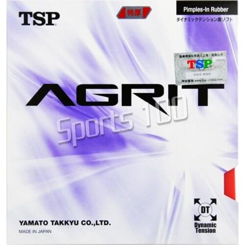 TSP Table Tennis Rubber With Sponge Agrit speed 20016 Agrit speed 20046 Ping pong pimples in rubber