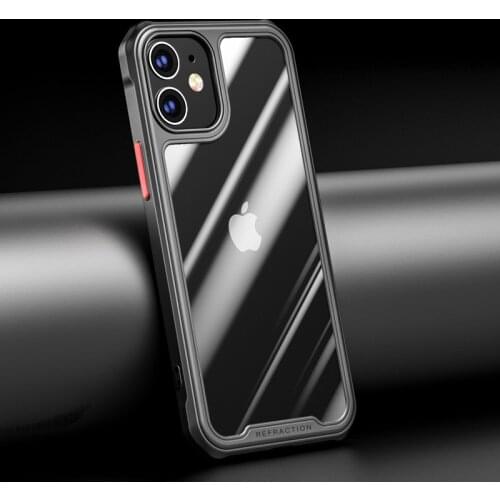 Heavy Duty Armor Shockproof Case for iPhone 12 11 Pro Max Mini Reinforced TPU Acrylic Case for iPhone XS Max XR XS X 7 8 Plus