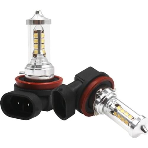 2 x plug and Play H11 H8 AMPOULES LED Feu Anti Brouillard DRL 16 Cree ZES Chip Plus Lentilles 6000K Blanc 80W Foglights bulbs