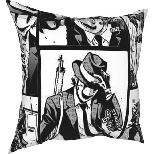 Tenkuu Shinpan High Rise Invasion Pillowcase Printing Polyester Cushion Cover Decorations Mask Sniper Throw Pillow Case 40*40cm
