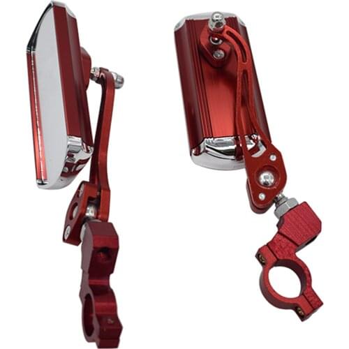 Universal Rear View Mirrors Motorcycle Mirror Scooter E-Bike Rearview Mirrors with 10mm Thread 21-24mm Handlebars Free ship