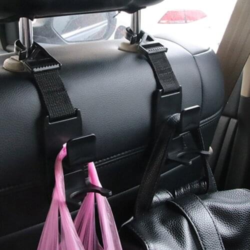 Universal Car Headrest Hooks Auto Back Seat Hanger Easy Installation Storage Bottle Holder Car Accessories