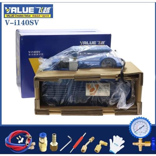 Vacuum Pump Air Conditioning Installation and Maintenance Air Pump Portable Experimental Suction Filter V-i140SV Vacuum Pump
