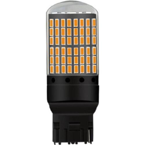 1PCS T20 7440 W21W WY21W Canbus Error Free Super Bright 2000LM LED Auto Brake Lights Car Backup Reverse Lamps Turn Signals Bulb