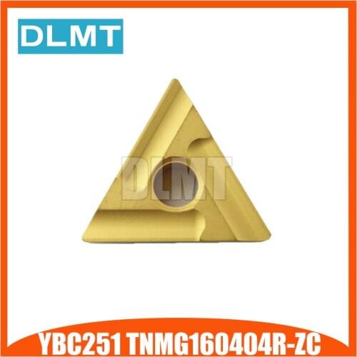 10PCS YBC251 TNMG160404R-ZC Enternal Turning Tools carbide insert milling insert CNC Tools Lathe tools Lathe cutter