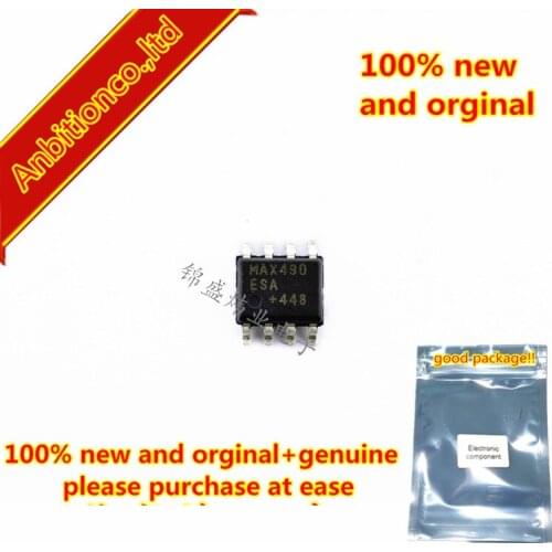5pcs 100% new and orginal MAX490ESA MAX490ESA SOP8 Low-Power, Slew-Rate-Limited RS-485/RS-422 Transceivers in stock