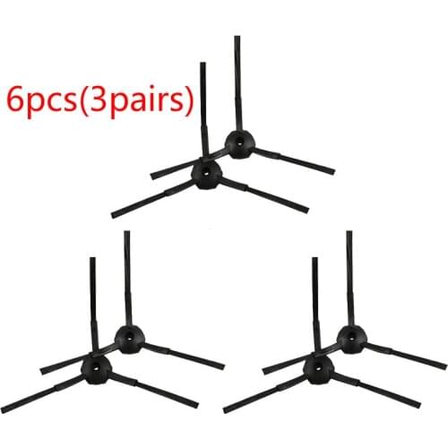 6pcs Vacuum Cleaner Accessories side brush for Panda x500,Gutrend JOY90/FUN 110,ECOVACS CR120 CEN540 Side Brushes