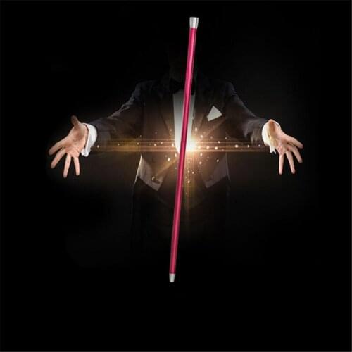 Aluminum Dancing Cane Stick Magic Tricks Stage Street Illusions Gimmick Floating Magia Wand