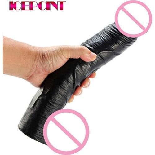 32*5.8cm Real Dildo with Suction Cup Women Long Thick Dildos Masturbation Device Penis for Female Adult Products Sex Toys Shop