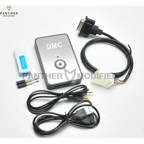 Black Motorcycle Digital Music CD MP3 Changer Player case for Honda Goldwing GL1800 2001-2011