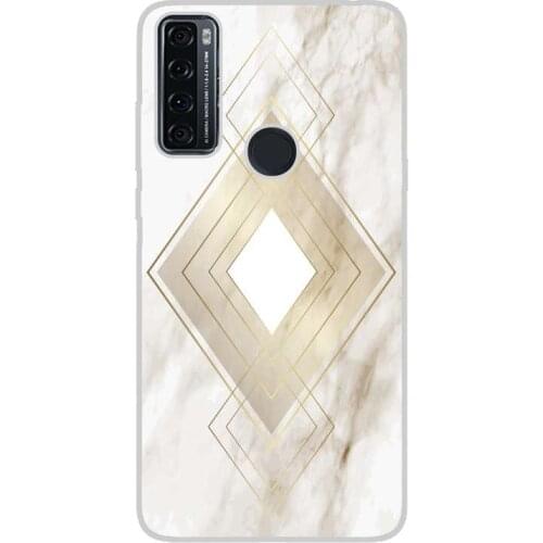 Compatible with TCL-20-SE-4G silicone gel tpu case cover case custom drawing design anti-shock textures 010 case