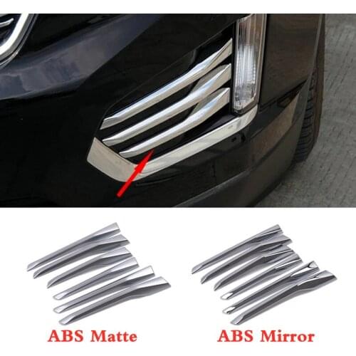 For Cadillac XT5 2016 2017 2018 2019 2020 ABS Chrome Car Head Front Fog Lamp Light Cover Trim Car Styling Exterior Accessories