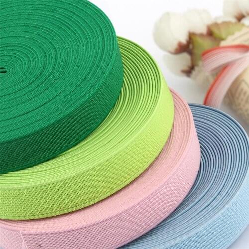 20mm Elastic Ribbon High-Elastic Band Rubber Band Elastic Line DIY Lace Trim Sewing Waist Band Garment Accessory 28Meters*3Rolls