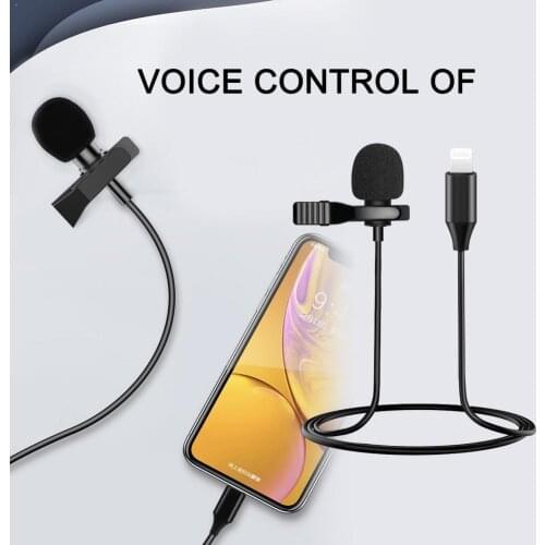 Camera Mini USB Microphone Lapel DV Lavalier Mic Portable Microphones Sound HiFi Action 3+ Stereo External 3 4 For Gopro He Y7U8