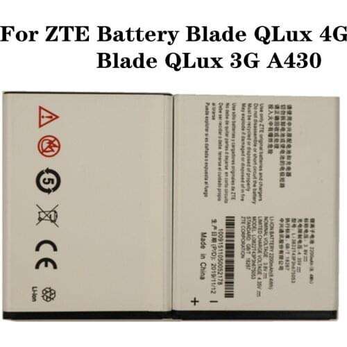 New 3.8V Li3822T43P3h675053 Battery For ZTE Blade QLux 4G / Blade QLux 3G Beeline Pro A430 Phone Replacement Battery 2200mAh