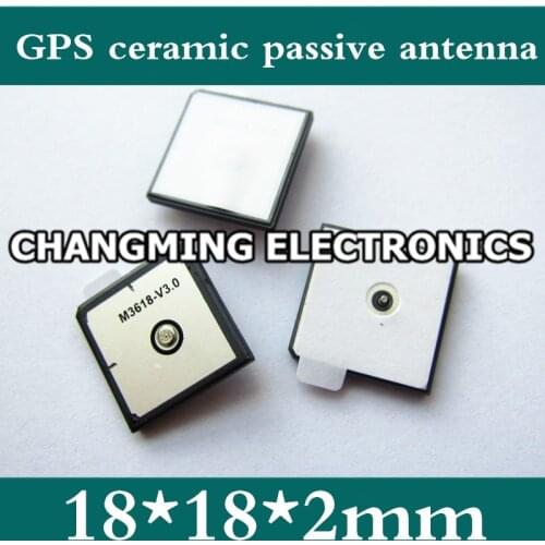 Passive Antenna Ceramic Antenna 18*18*2mm GPS Circular Patch Antenna Built-in (working 100% Free Shipping) 10PCS