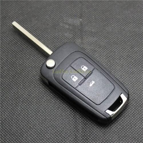 PINECONE for BUICK EXCELLE REGAL LACROSSE AVEO 3 Buttons Smart Key Case Uncut Blank Brass Blade Original Replace Key Shell 1Pc