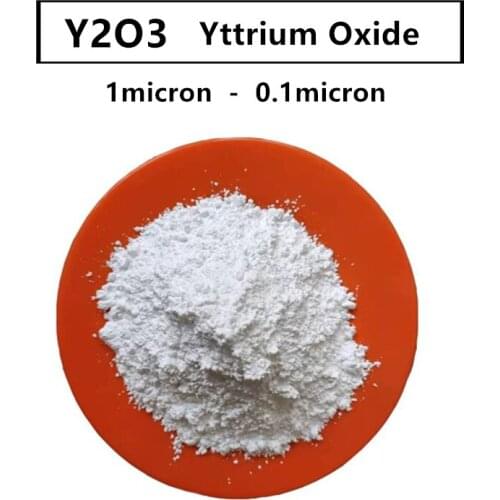 Y2O3 Powder High Purity 99.9% Yttrium Oxide for R&D Ultrafine Nano Powders about 1 micron - 0.1 micron