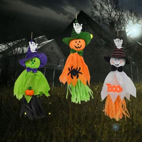 Halloween Ghost Hanging Decoration Indoor/Outdoor Specter Party Bar Supplies Hanging Garland Event Decoraciones Para Fiestas
