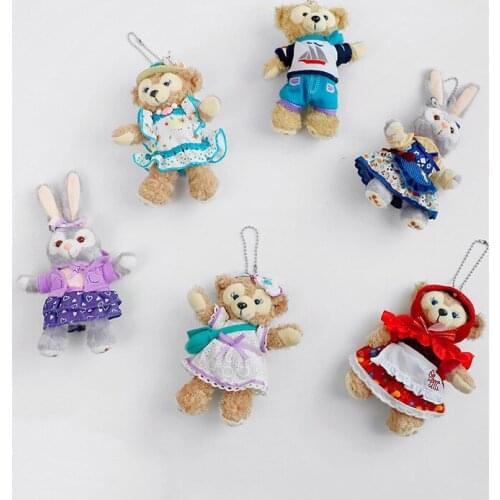 Disney Sommer Travel Cross Dress Series Duffy Bears Friend Shelliemay Stellalou Soft Plush Toy Limited Edition Kids Toy Gift