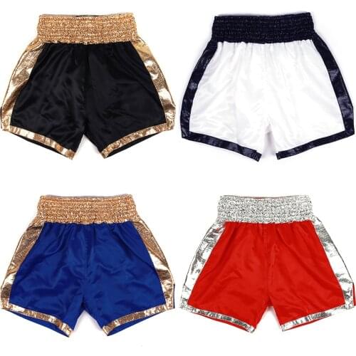 Muay Thai Shorts Women Men White Black MMA Kickboxing Shorts Kids Adults Custom Fitness Fighting Sanda Martial Arts Boxeo Trunks