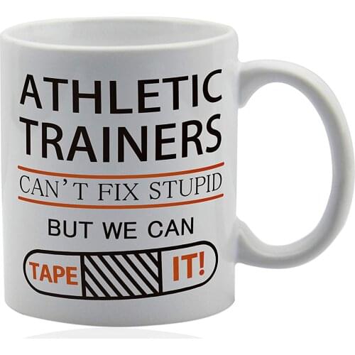 Athletic Trainer Coffee Mugs 11 oz. white ceramic cup